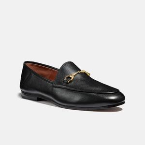 COACH Haley Leather Black Loafer